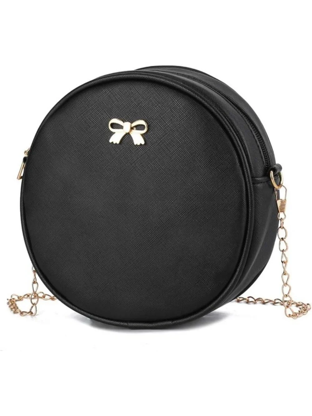 Trendy Girls 3-Piece Bowknot Leather Backpack Purse & Rucksack Shoulder Bag
